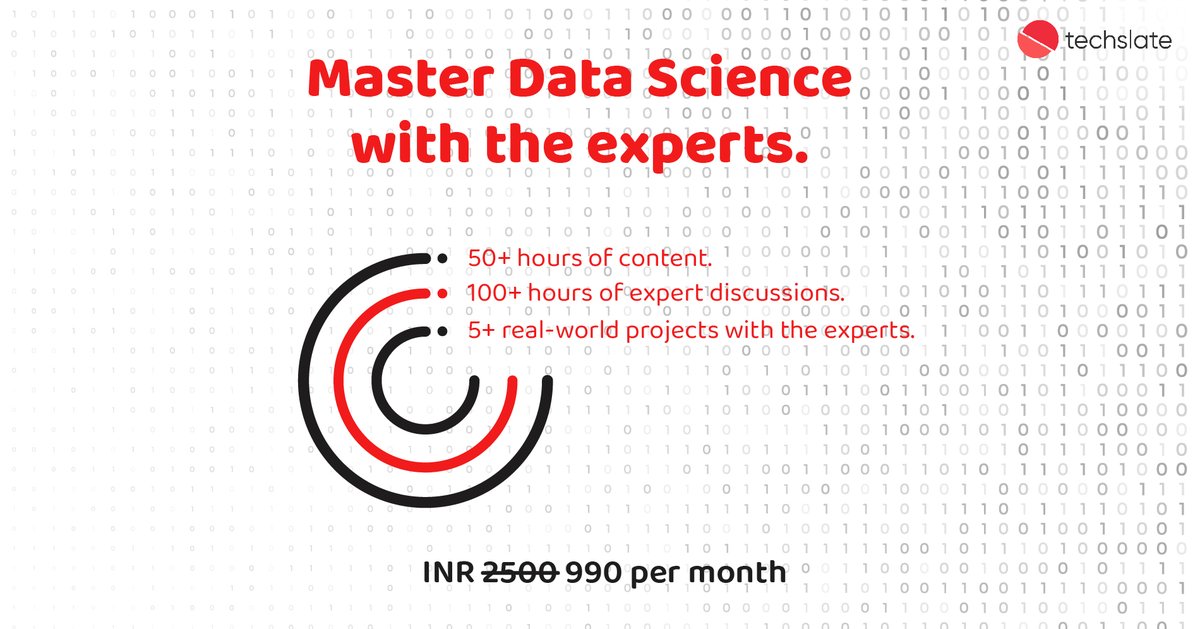 TechSlate_'s tweet image. According to a report by Analytics Insight, by 2021, there will be 3 million new job openings in data science worldwide.
If you are planning a new career path in 2021 or you are a learner for life like us, subscribe to TechSlate's open school platform: techslate.ai