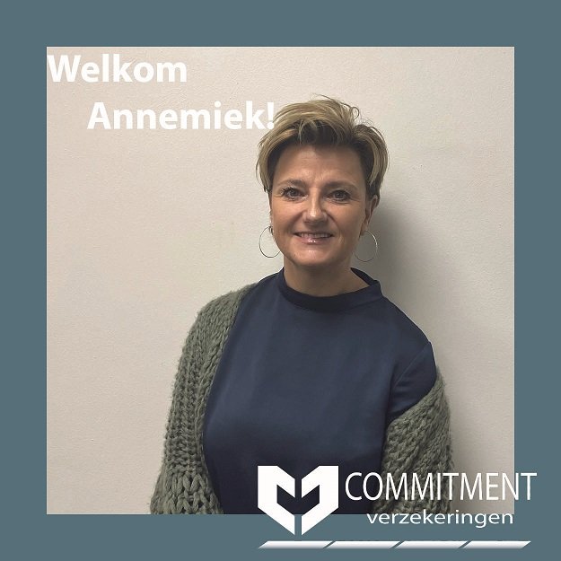 Commitment Verzekeringen heeft per 1 januari een nieuwe collega er bij. Annemiek van de Haar is Erkend Hypotheekadviseur en staat klaar om onze klanten te helpen bij al hun vragen over hun hypotheken.
Welkom Annemiek!