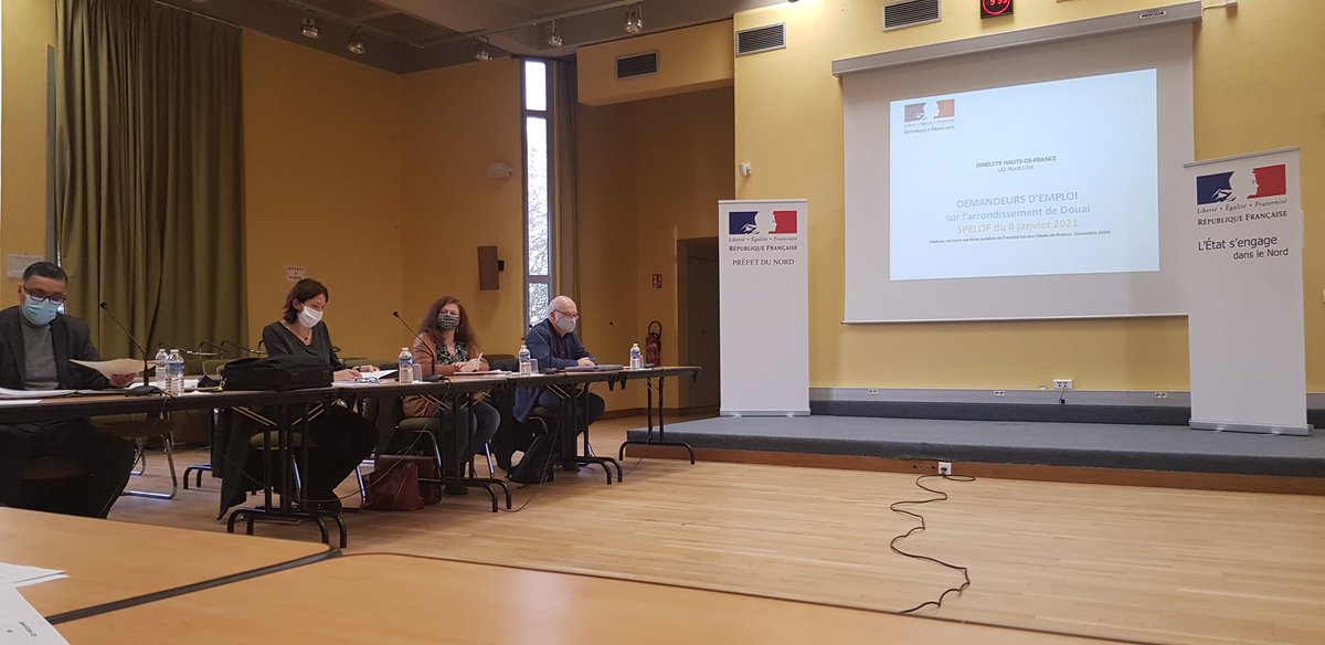 FNihous's tweet photo. Je copréside avec le sous-préfet de #Douai un SPEL, Service public de l'emploi local
➡️Focus sur les actions contre le décrochage scolaire et sur l'obligation de formation des jeubes
➡️Point sur le plan local de formation régional, l'emploi local #Batiment et #Bassinminier https://t.co/RnKIj2p8Gk