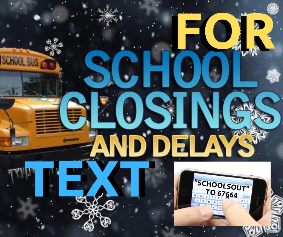 star107fm's tweet photo. ***SCHOOL CLOSING*** We have a lot of school closings for this Friday Morning click the link below and go and see if you school is closed or join our schools out text club......
https://t.co/BZDikj3bS0 https://t.co/k9ShXA9ykZ