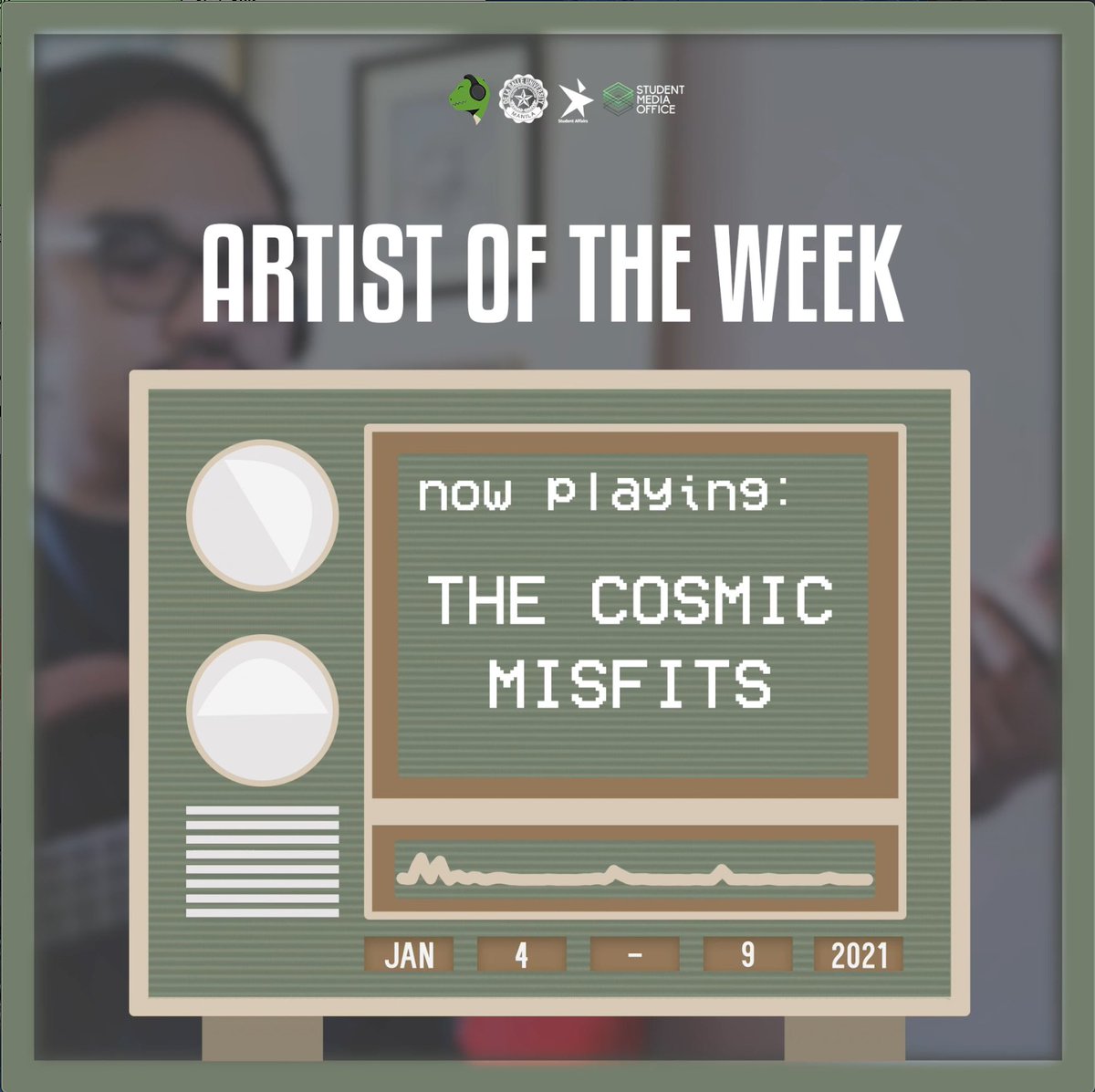 GreenGiantFM's tweet photo. Our first artist for 2021 is The Cosmic Misfits 🪐✨

The soul and funk band from the south of Manila is truly a treat to welcome us into the new year.  

Relax during the sweater weather with their music: https://t.co/8CFfmQcC3X https://t.co/92ZeaIObgA
