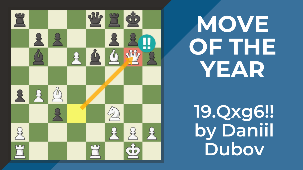 International Chess Federation on X: The move of the week: 19. Qxg6! Daniil  Dubov is in his element! The inspired play brings Dubov a last-round  victory against Karjakin and makes Nepomniachtchi the