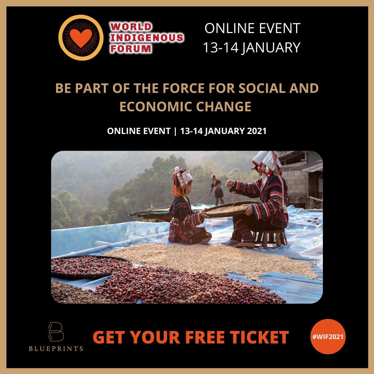 We believe that it is time to change the way we support developing nations, promoting, protecting &amp; preserving indigenous prosperity and empowering these communities for a prosperous future. Find out more at #WIF2021 next week! Get your free ticket > buff.ly/3oAKw5k