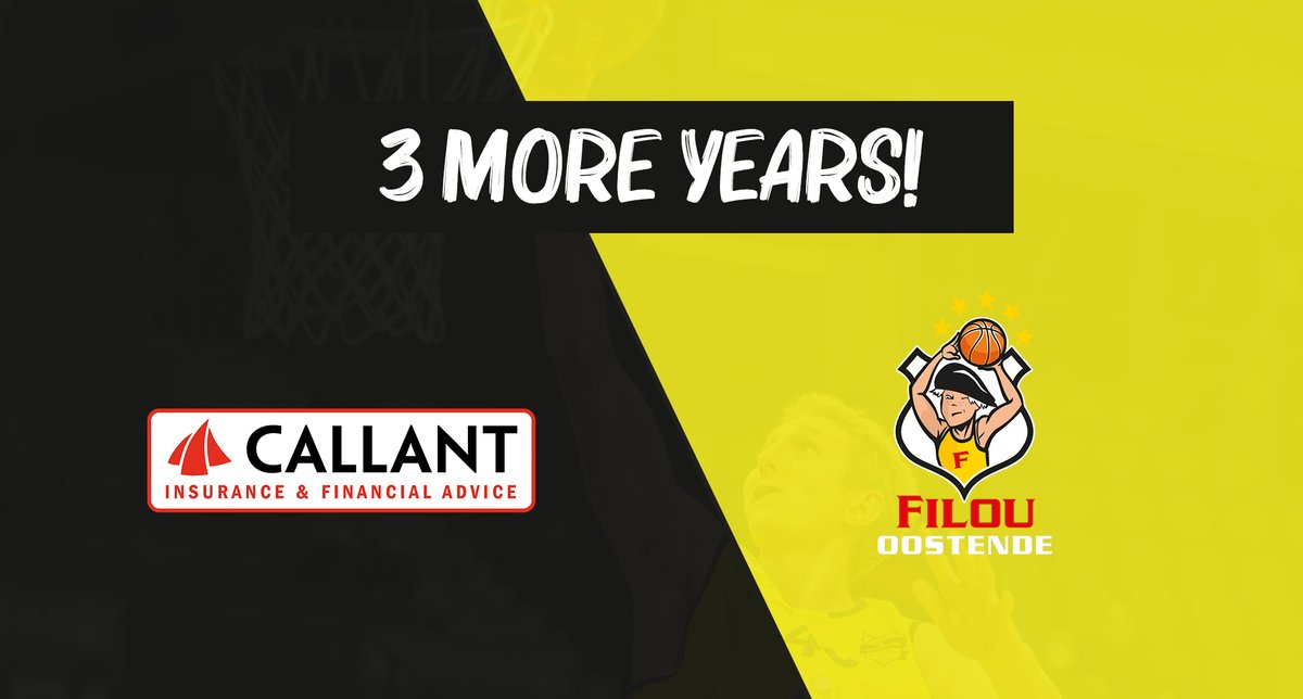 Callant Insurance &amp; Financial Advice meer dan ooit dat het een hart heeft voor FILOU Oostende. 💛

Het bedrijf van oprichter en zaakvoerder Peter Callant verlengt voor drie jaar bij BC Oostende. “Sport zit én blijft in ons DNA!” #FilouOostende #wearefilou #sponsorship #OneTeam 💛