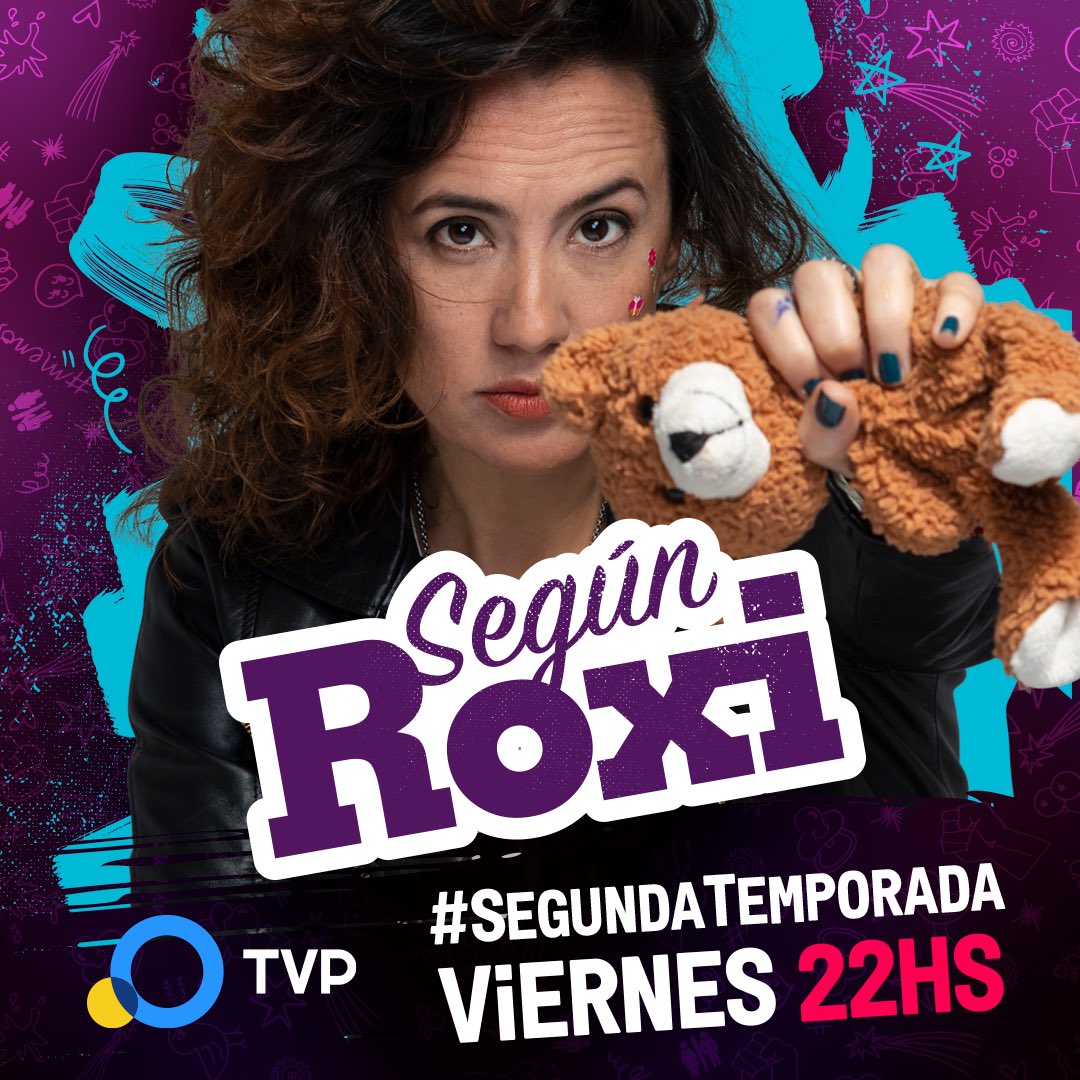 ¡Atención! 📣
A partir de HOY,
todos los viernes a las 22hs por <a href="/TV_Publica/">TVP</a> 
Según Roxi, segunda temporada 🤟🏾