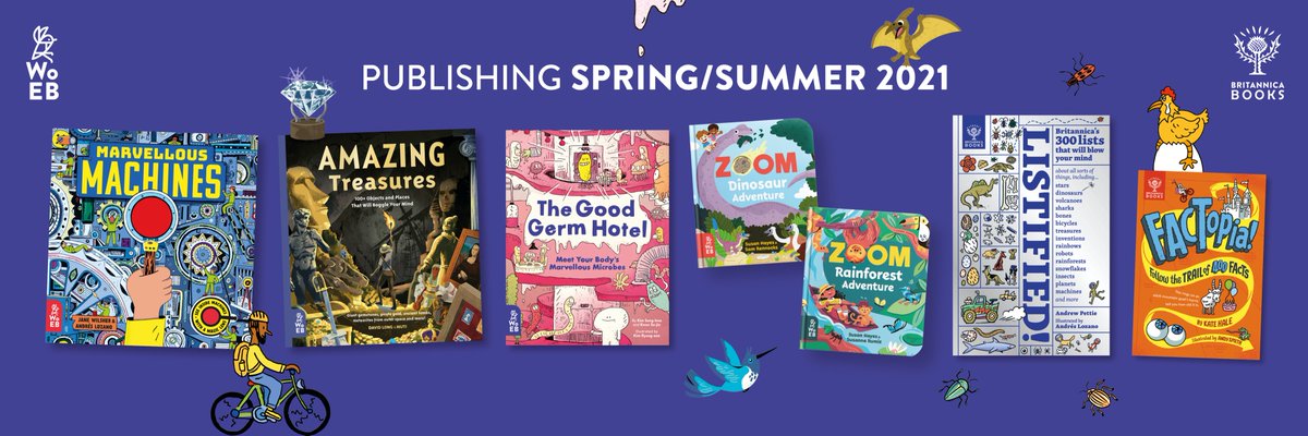 whatonearthbook's tweet photo. Announcing our very exciting Spring/Summer 21 list!📚🌷☀️ 3 titles coming out very soon, 2 more ZOOM board books, and 2 new @BritannicaBooks titles in the Summer - all including lots &amp; lots of fascinating facts!💥

View our new catalogue for more details: https://t.co/1DzPRSGn25 https://t.co/lDEzXDCUGZ