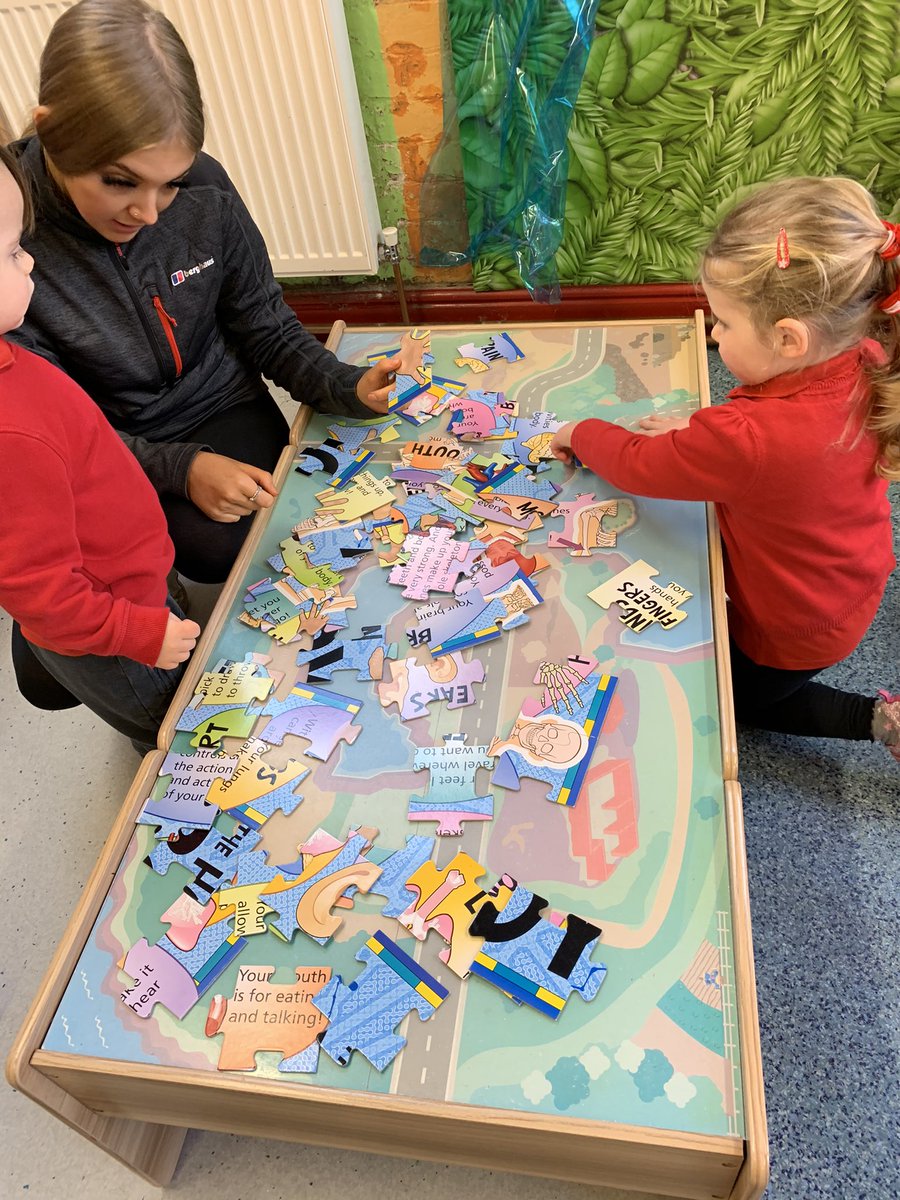 brighterbunnies's tweet image. Sonny and Isla enjoyed making the #humanbody jigsaw and #learningbodyparts this is a great activity to do at home using your own bodies 😂❤️
