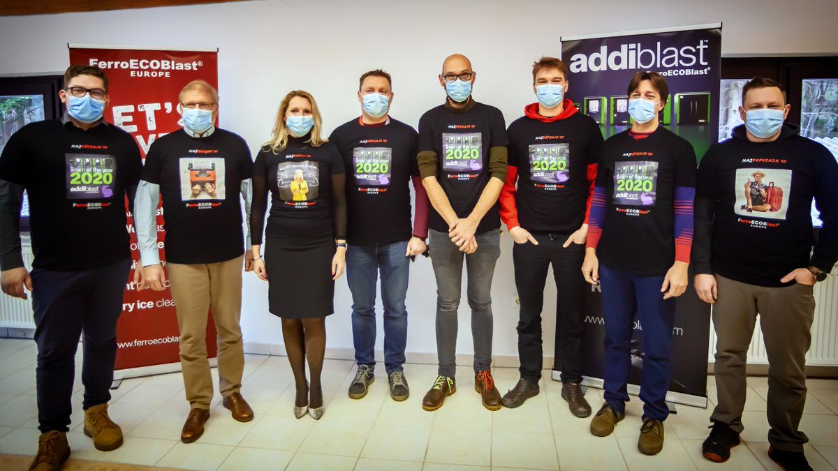 BEST TEAM 2020! Just before the holidays, the Addiblast team (Benjamin, Darko, Martin, Sebastian and Slavko) were awarded the FerroECOBlast “Best Team” award. Did you have any doubt? 😉 #awards #bestteamever #addiblast #ferroecoblast