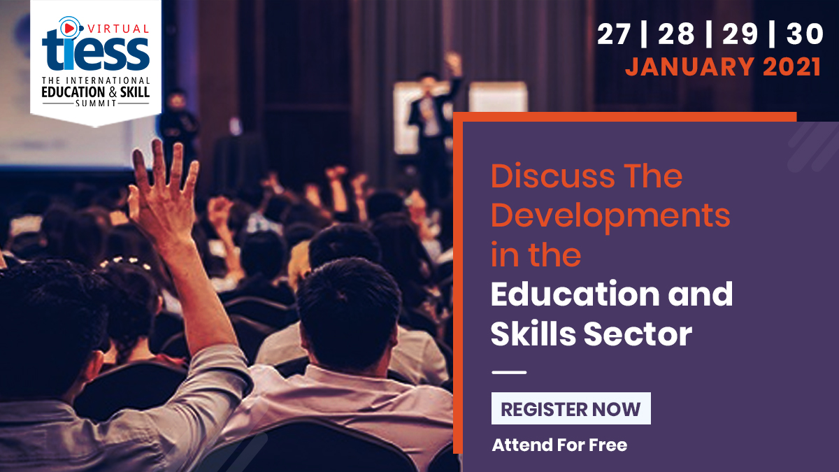 DidacIndia's tweet photo. Be a part of the world’s largest virtual summit with more than 40+ sessions to be held on education and skills sector.
Register now & attend TIESS from 27th-30th January, 2021.
Link to sign up - https://t.co/Iyb6jZx47n
#GlobalVirtualPlatform #TIESSGoesVirtual #RegisterNow https://t.co/rCWmGZ9Jjh