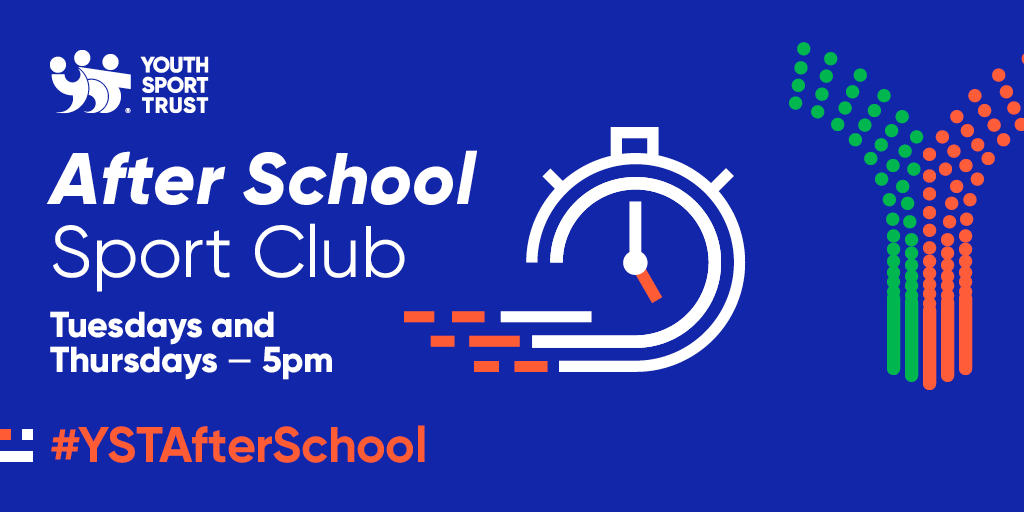 🤸After School Sport Club is returning on Tuesdays and Thursdays at 5pm on our YouTube channel! #YSTAfterSchool will help young people develop their multi sports skills and we'll be joined by guest athletes from a number of NGBs. Read more ➡️ bit.ly/3sg1oRA
