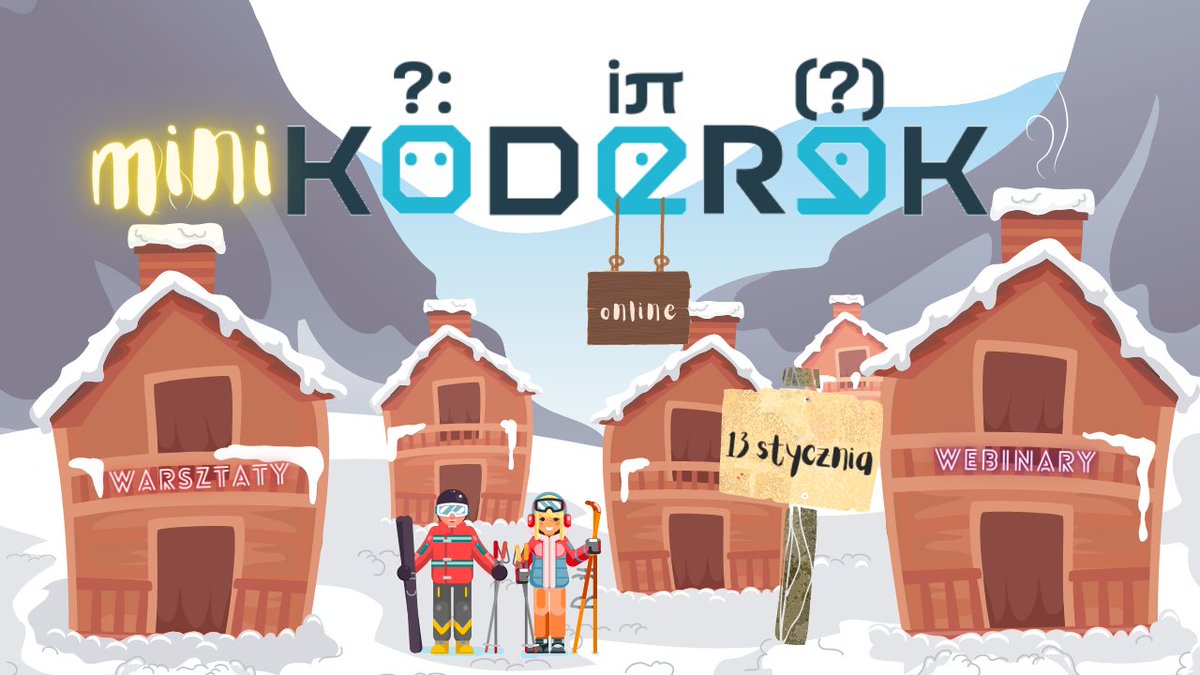 koderek_edu's tweet photo. Koderek online 13.01.2021. Zapraszamy uczniów, rodziców i nauczycieli:
❄️Algorytmy w robotycznym świecie! 
❄️Czy wiesz, że Teamsy mogą rozwiązać Twoje zadania? - webinar dla uczniów, rodziców i nauczycieli.
❄️O postawie wspierającego nauczyciela i rodzica w uczeniu się dziecka. https://t.co/2IaVv4ic7t