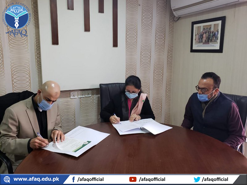 An MoU signing ceremony between AFAQ and PAFEC over a project on Covid-19 awareness campaign (UNICEF).

#AFAQ #PAFEC

#stayinghome #washyourhands #donttouchyourface #StayHome #staysafe #stayhealthy #newnormal #flateningthecurve #StopTheSpreadOfCOVID19