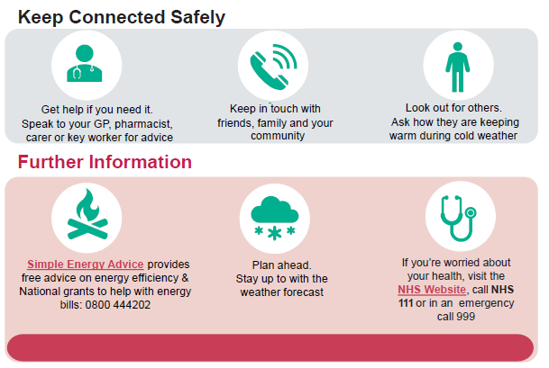 DorsetHealth's tweet photo. It's going to be a chilly one in the south west this weekend with  frost, freezing fog and ice all likely. These images show how some groups are at greater risk of the adverse conditions caused by cold weather and some advice on how to stay warm and healthy during the chill. https://t.co/gUnvy4YcQu