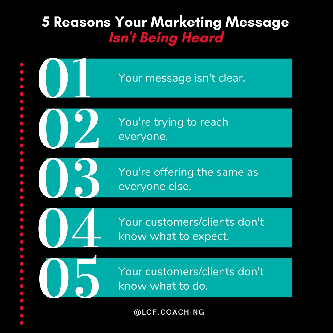 LydiaFernandes's tweet photo. Your marketing message is a key connector. Here are 5 criteria to help you evaluate yours. #marketingtips #coaching https://t.co/TvxAnjhp1K