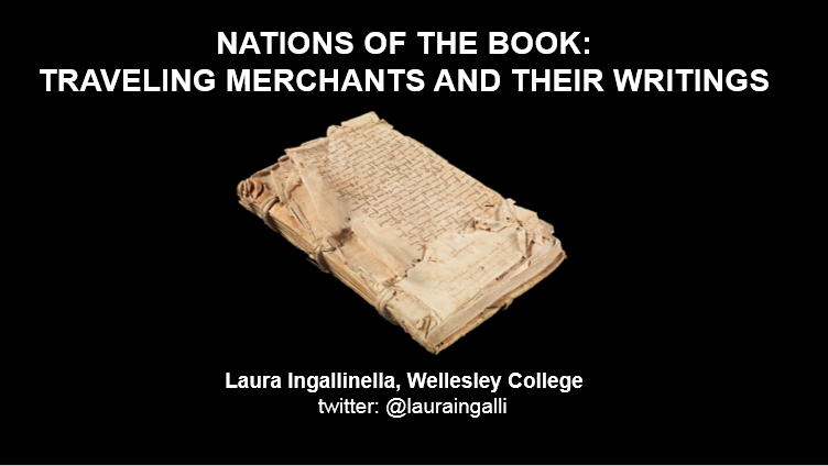 lauraingalli's tweet photo. Wanna know what's inside &amp; outside this battered book? Join us at #MLA21 #s326 "Travels, Migrations, and Colonialisms in Italian Literature, 1200–1600"; I'm going to talk about Italian merchants who traded in money, secrets &amp; books across the Alps! #medievaltwitter #RenTwitter https://t.co/5qAxnfUvqD