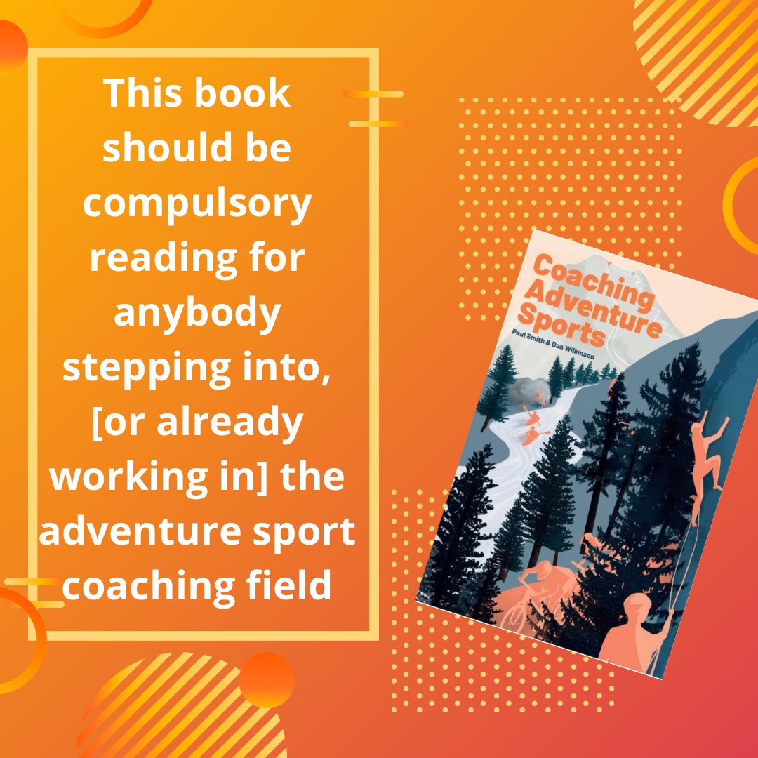 ASMediaHouse1's tweet photo. We are loving the reviews for ‘Coaching Adventure Sports’.
Link to buy: https://t.co/VTbVBKPmKi
Link to sample pages: https://t.co/4ITA5sCjxd
#coaching #newbook #coachingadventuresports https://t.co/GQfsRTQqi7