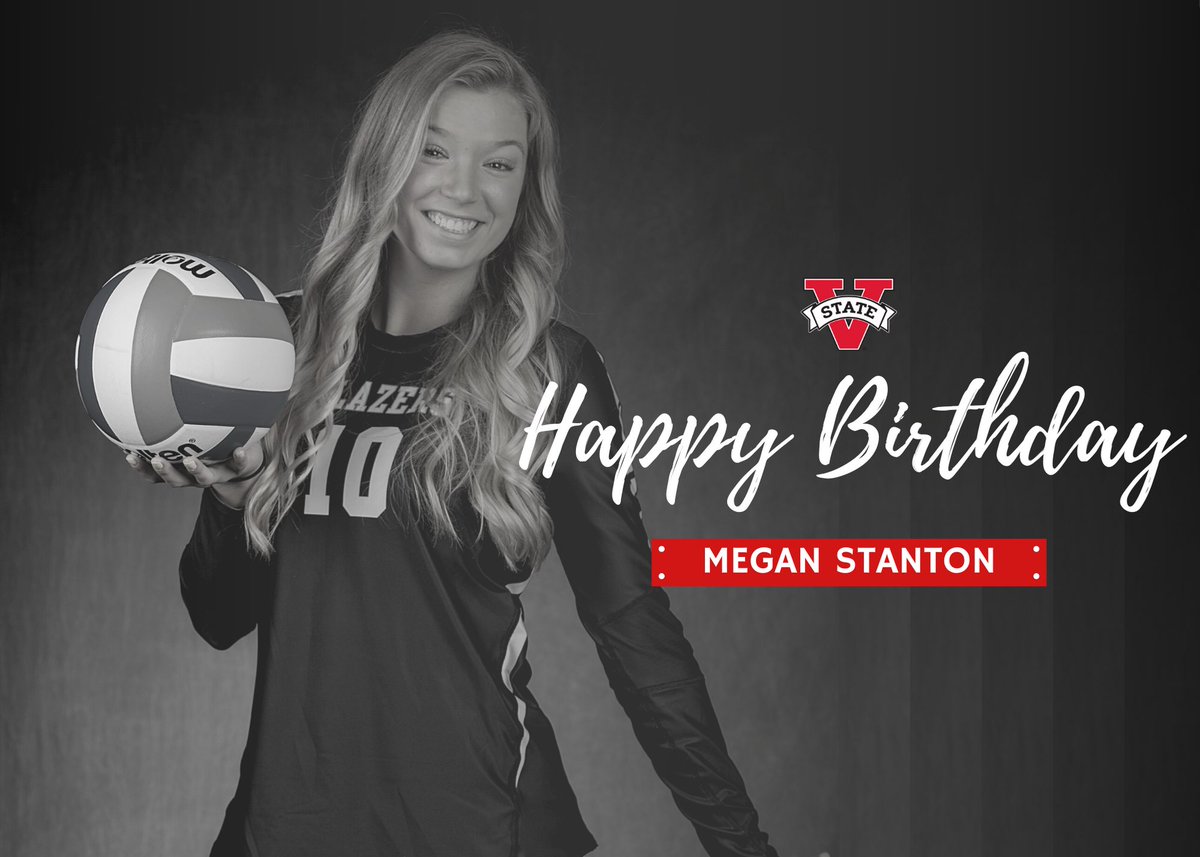 VState_VB's tweet photo. Blazer Nation help us wish Senior Defensive Specialist Megan Stanton a very happy 🎉 https://t.co/8RfvCoUXuC