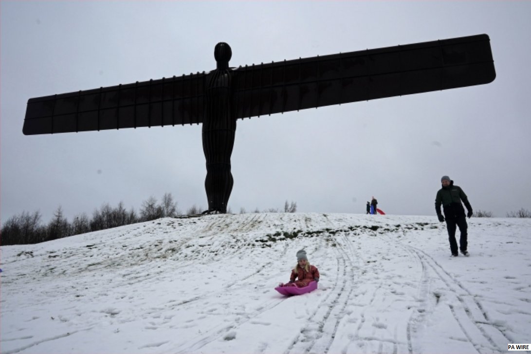 Angel Of The North Snow