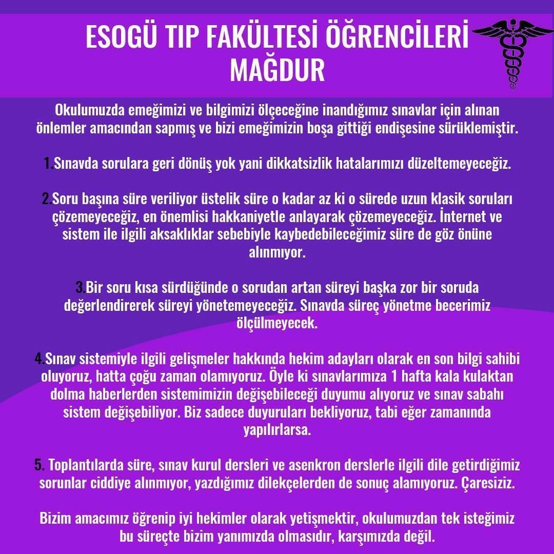 #ESOGUTIPMAGDUR Çok değil bir sene sonra meslektaşınız olacak öğrencilere karşı bu hırs neden?