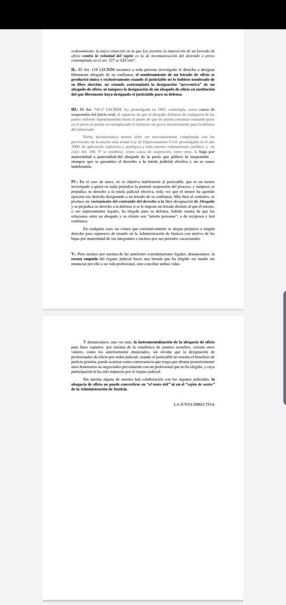MadridAltodo's tweet photo. Comunicado @MadridAltodo mostrando nuestro malestar por la denegación de suspensión de un juicio a la compañera que la solicitó porque salía de cuentas dos días antes. https://t.co/kZ3imGR1C5