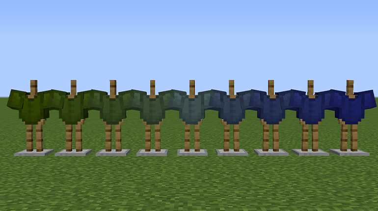 Njfのマイクラ日記 新着記事 Java版マイクラ 10万色以上に染められる 革の防具の染色方法 革の防具と革の馬鎧の 染色方法を解説します T Co Ntzfegrc3w