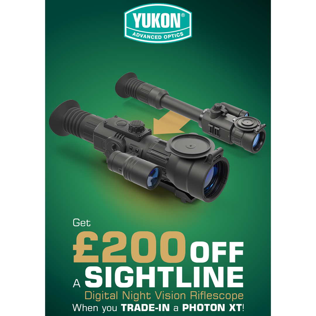 Interested in an upgrade? turn in an old Yukon Photon XT for £200 off a brand NEW Yukon Sightline. 

Please contact us on 0117 303 9227 if you're interested or for more information on the Sightline visit our website a1decoy.co.uk/product/yukon-…