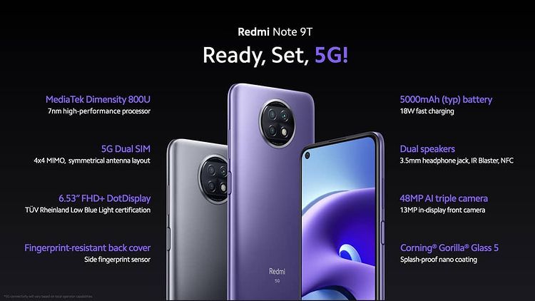 isupersonu's tweet photo. Redmi Note 9T with Dimensity 800U launched for Global Markets
.
Pricing :
•4+64GB - 229€(~₹20,500)
•4+128GB - 269€(~₹24,100)
.
Early Bird Price :
•4+64GB - 199€(~₹17,900)
•4+128GB - 249€(~₹22,300)
.
.
#xiaomi #redmi #RedmiNote9T https://t.co/sz7Dqs7ReK