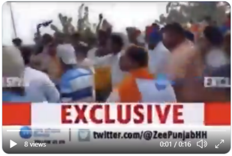 Apparently, some news media – including “Zee Punjab Haryana Himachal” and a NewsX journalist ‘misreported’ a group of farmers’ protest. Instead of “Kisan Ekta Zindabad”, they reported it as “Khalistan Zindabaad”. (3/7)