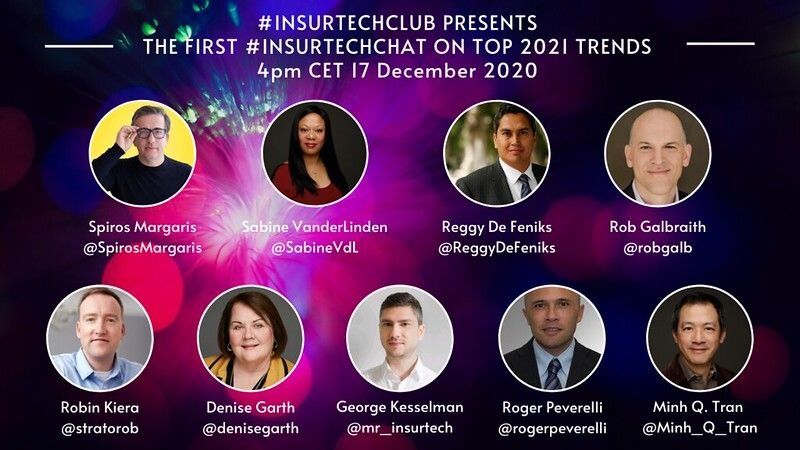 Minh_Q_Tran's tweet photo. Launch of #InsurtechClub: Top Trends in Insurance for 2021
Read below the predictions of the top influencers in the insurtech space:
https://t.co/zOvFcbBspR https://t.co/j93mXcjfsM