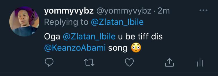 mratfat's tweet photo. @KeanzoAbami and @Zlatan_Ibile #ZlatanCheatsKeanzo  why now https://t.co/6zFev1eICo