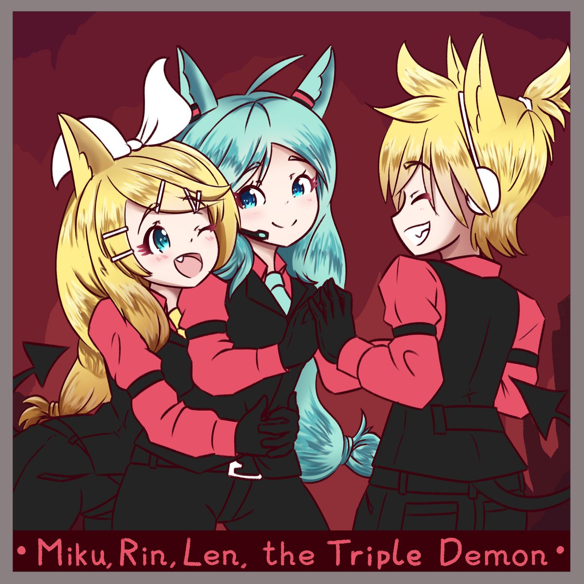Mckodem's tweet photo. This was hard XD #Helltaker #HatsuneMiku https://t.co/rarH9OWTv8
