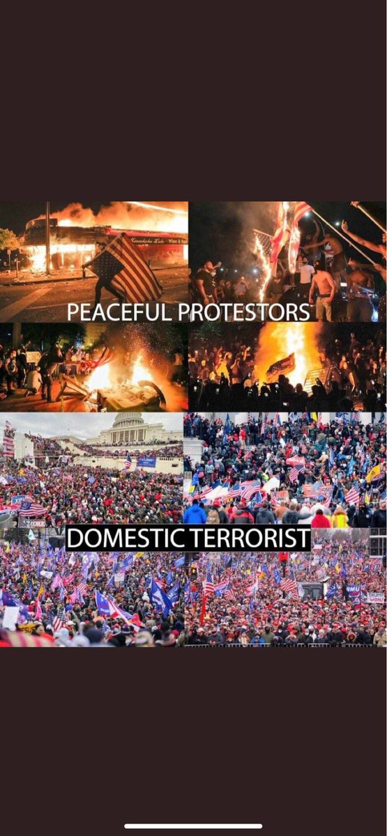 jonny_w82's tweet photo. One of these is the peaceful protest of the noble #BLM the other is the savage violence and #DomesticTerrorism of #USconservatives
Take a guess which is which? @nicolathorp_ @thismorning https://t.co/EUYvltIAF1
