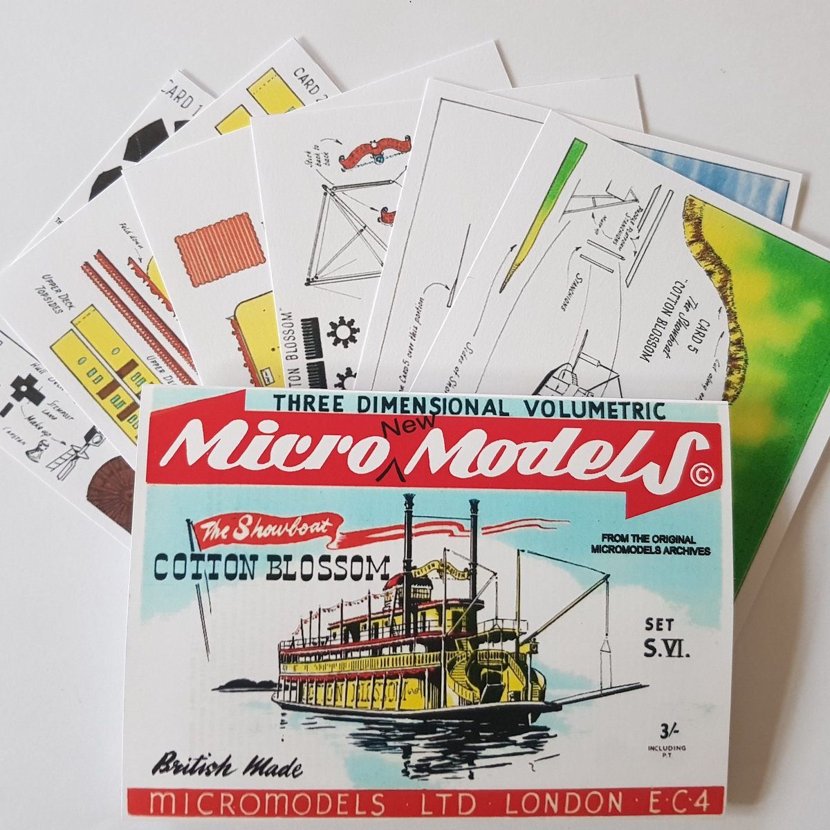 autocraftmodels's tweet image. Micromodel set SVI  - The Showboat Cotton Blossom - MicroNewModels card model kit, available from our factory outlet shop
.
stores.ebay.co.uk/autocraftmodels
.
.
.
#cardmodelling #cardmodels #micromodels #madeinengland #cardmodel #mgm #cottonblossom #showboat #steamboat