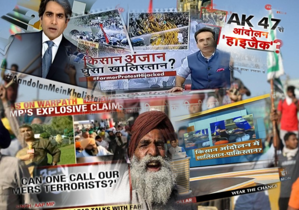 By now  #Khalistan had entered into the mainstream discussion and Indian media houses through their debates, reports, and catchy headlines in a bid to gain TRP escalated it. The prominent channels who took up the debate included Zee News & Aaj Tak. (7/7)