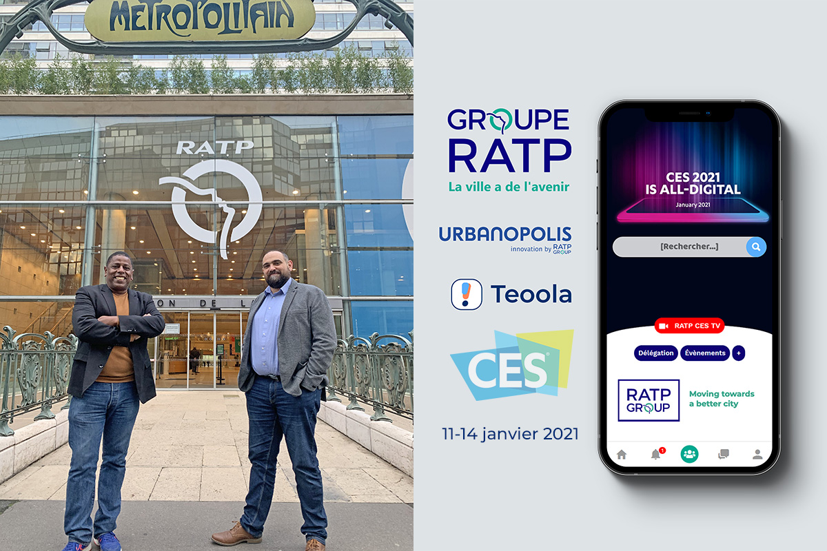 EXCLUSIF : <a href="/Teoola/">costreie teodora</a> accompagne <a href="/RATPgroup/">RATP Group</a> et #UrbanopolisLabs by RATPgroup pour participer au #CES2021 en mode #Phygitalshow.

#Teoola participe pour la 3ème fois au #CES avec une particularité de taille cette année, liée au contexte sanitaire, celui-ci est 100% digital.