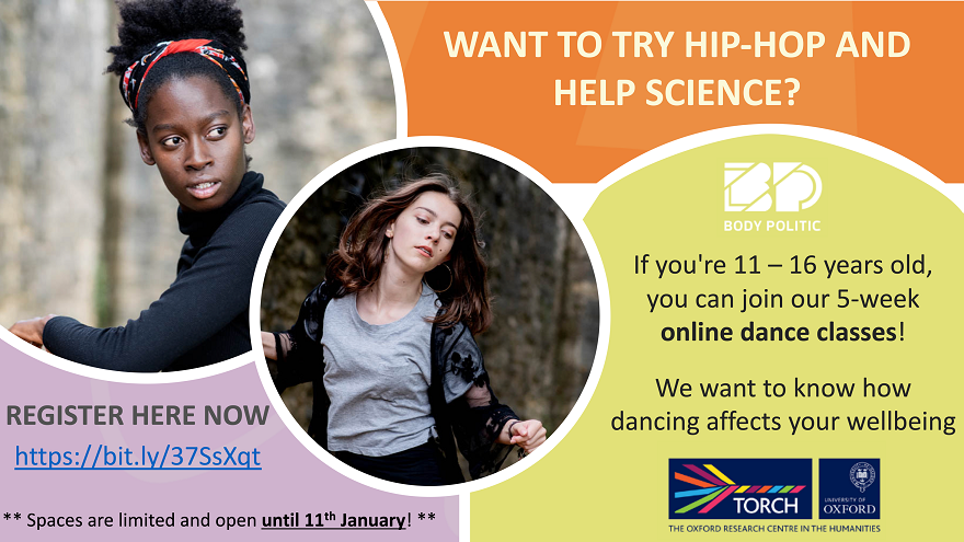 Do you love to dance? If you're 11-16 you can put your moves to good use and help contribute to a study on how dance helps our wellbeing! Apply by 11th Jan, details at forms.gle/e47yRSD1JYKUZn… *11 #dance #hiphop <a href="/mapyoungpeople/">MAP Youth Charity</a> @YMCANorfolk <a href="/NorfolkCYP/">NHS Norfolk & Waveney CYP</a>