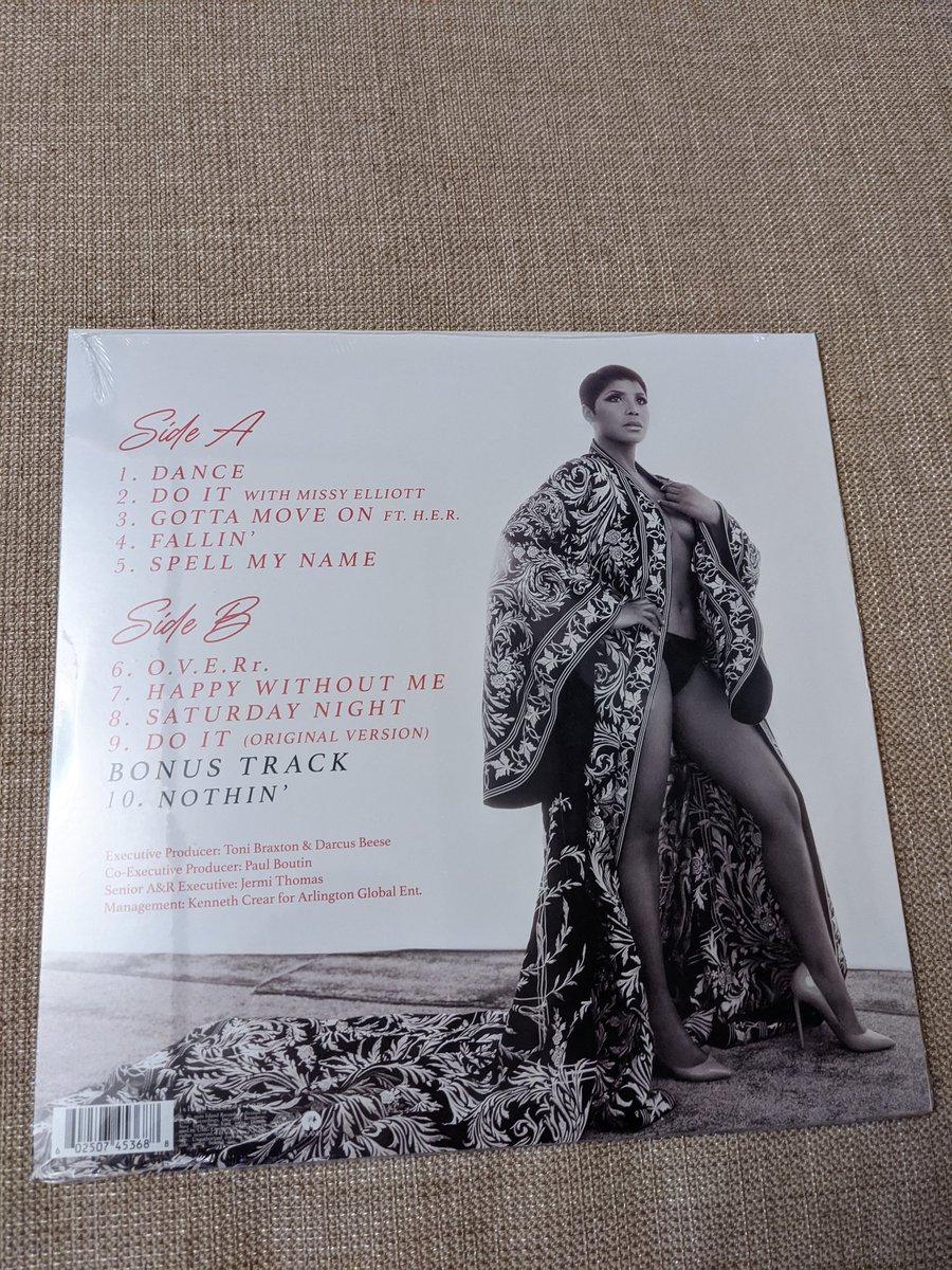 willsonlee's tweet image. Got my vinyl of living legend @tonibraxton 's latest album Spell My Name. I'm glad it has different color from the CD version so that it's worth collecting both versions.
