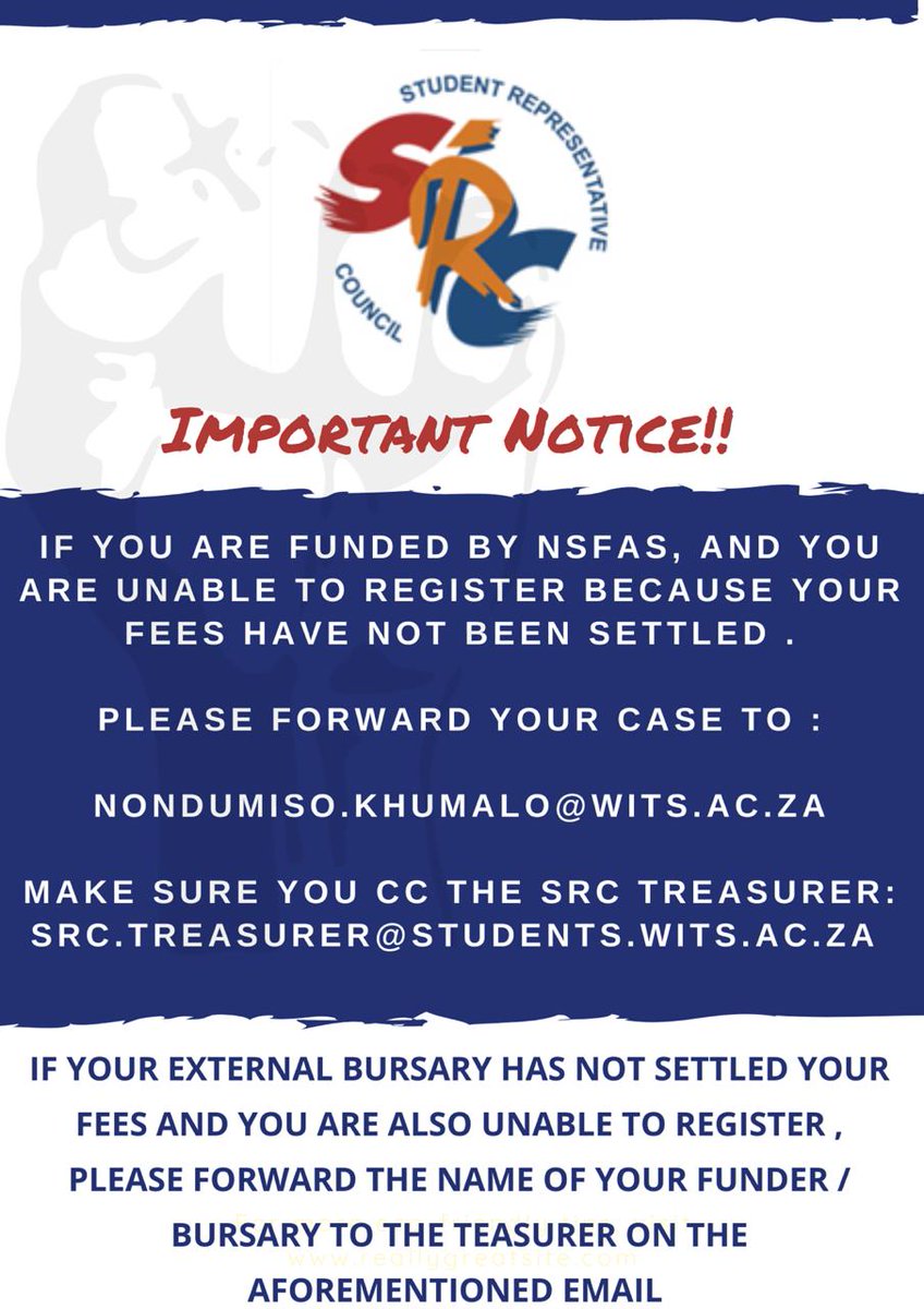 Reminder to NSFAS students to have unsettled debt!! 🖤💚💛