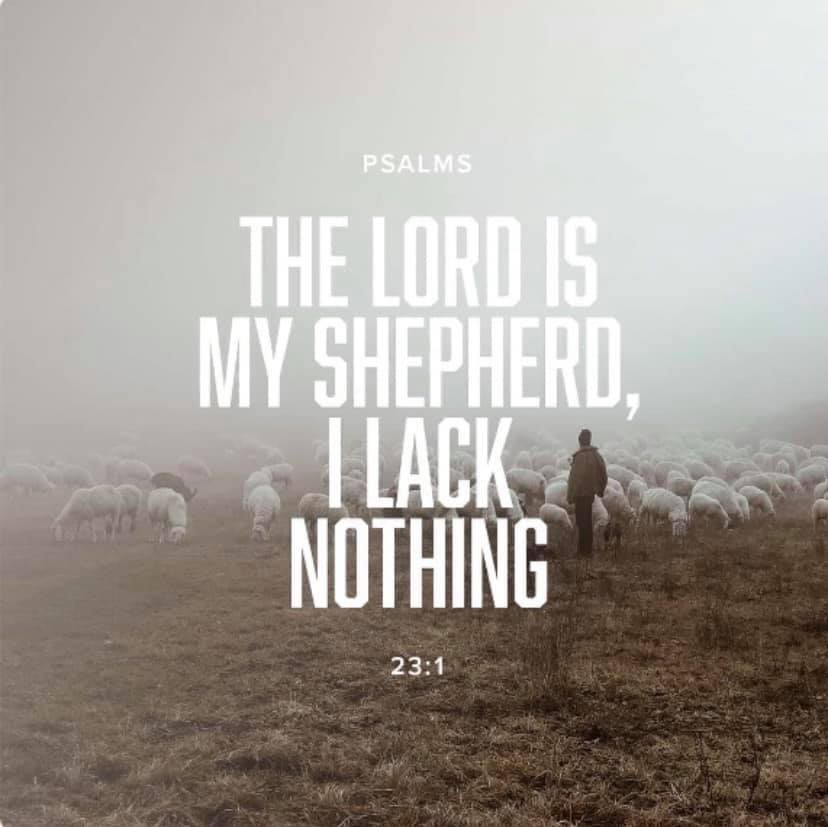 There is no lack in the Lord!

Psalms 23:1 KJV says — “The Lord is my shepherd; I shall not want.”

Good Morning!!