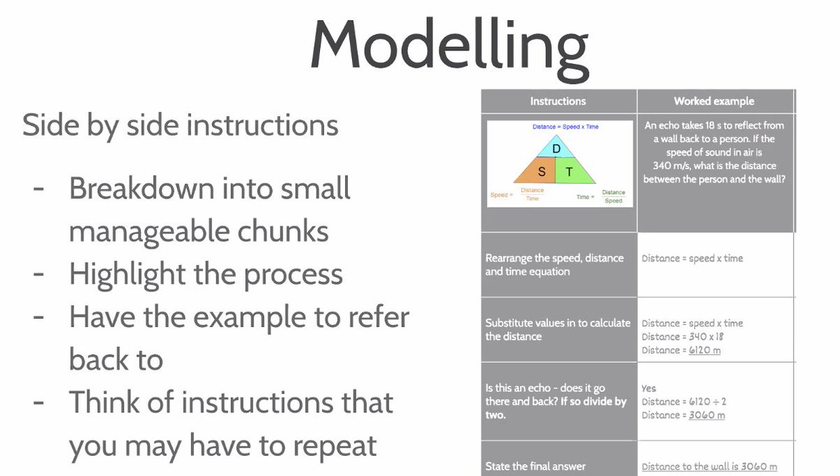  @ITeachBoys92 acknowledges that some people really dislike equation triangles. But for lower attaining learners - make it as simple as possible!  #ASEconf2021