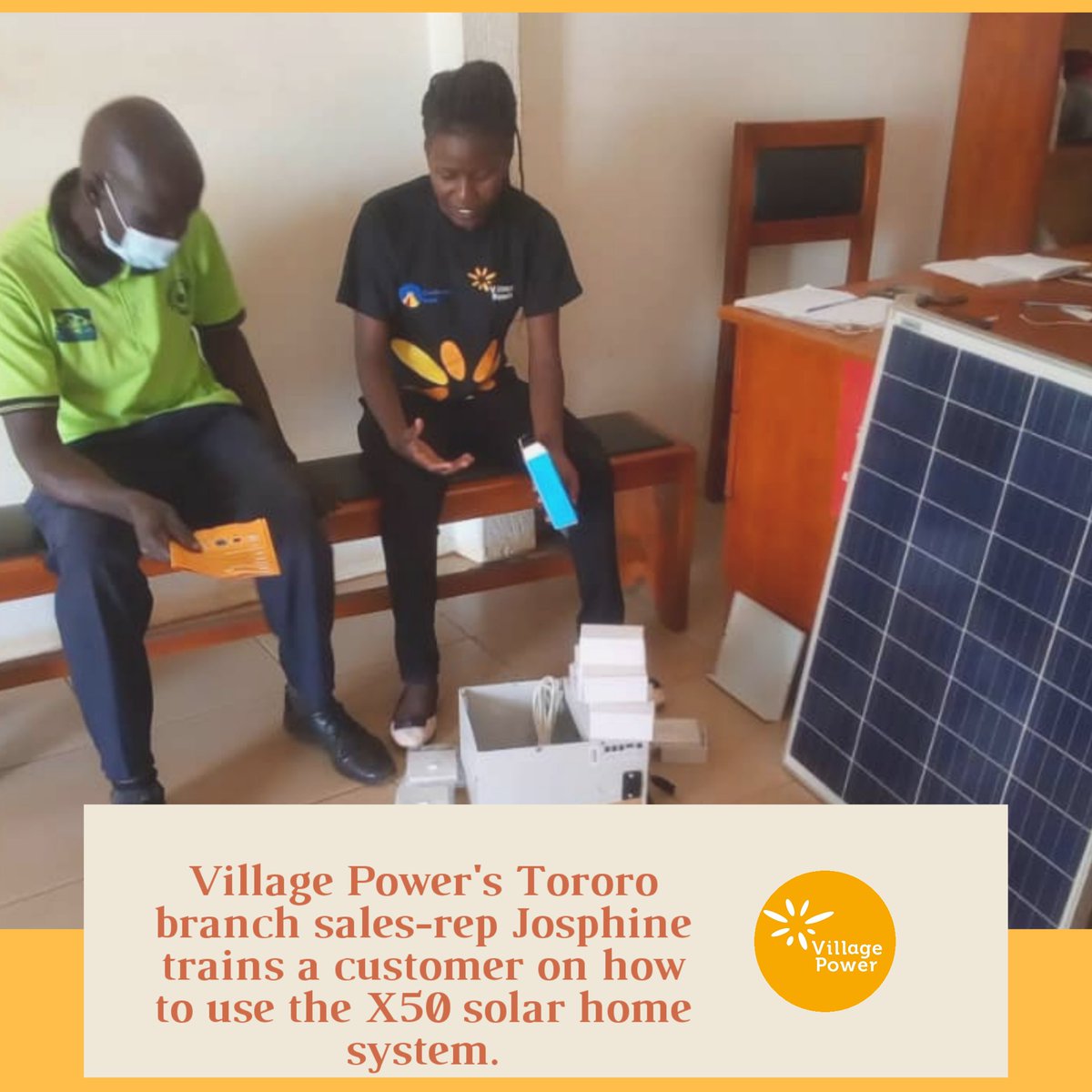 VillagePowerUg's tweet photo. We don't just sell to you quality solar products, we train you on how to use them.
https://t.co/bqBDb8hyso
DM or call us on 0414 252 616 | 0780 176 600 | 0755 064 040 (WhatsApp)#CleanEnergy #SaveWithSolar #YakaNeSolar #PAYGo #SolarExperts #UgVotes2021 #RenewableEnergy @useaug https://t.co/XwYwosMFkt
