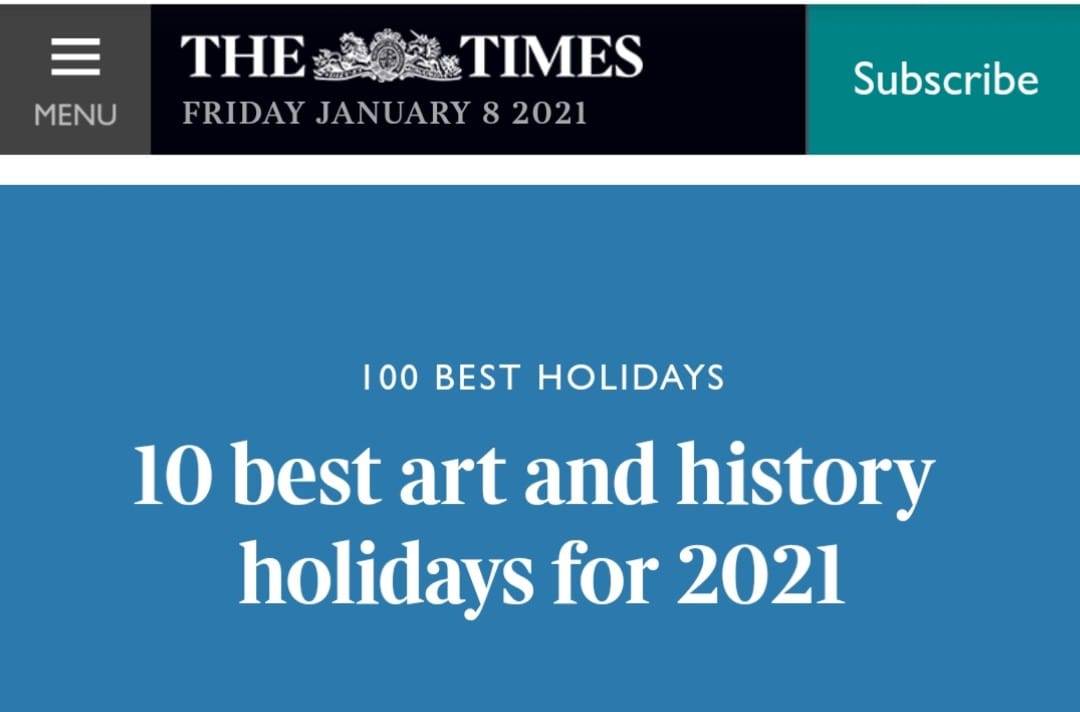 #Ravenna di nuovo consacrata tra le migliori mete turistiche al mondo!
Il celebre quotidiano britannico .<a href="/thetimes/">The Times and The Sunday Times</a> inserisce la nostra città tra le 10 migliori mete per turismo culturale del 2021
Via <a href="/Jaky_Co/">Giacomo Costantini</a> 
cc <a href="/RavennaTourism/">Ravenna Tourism</a>
