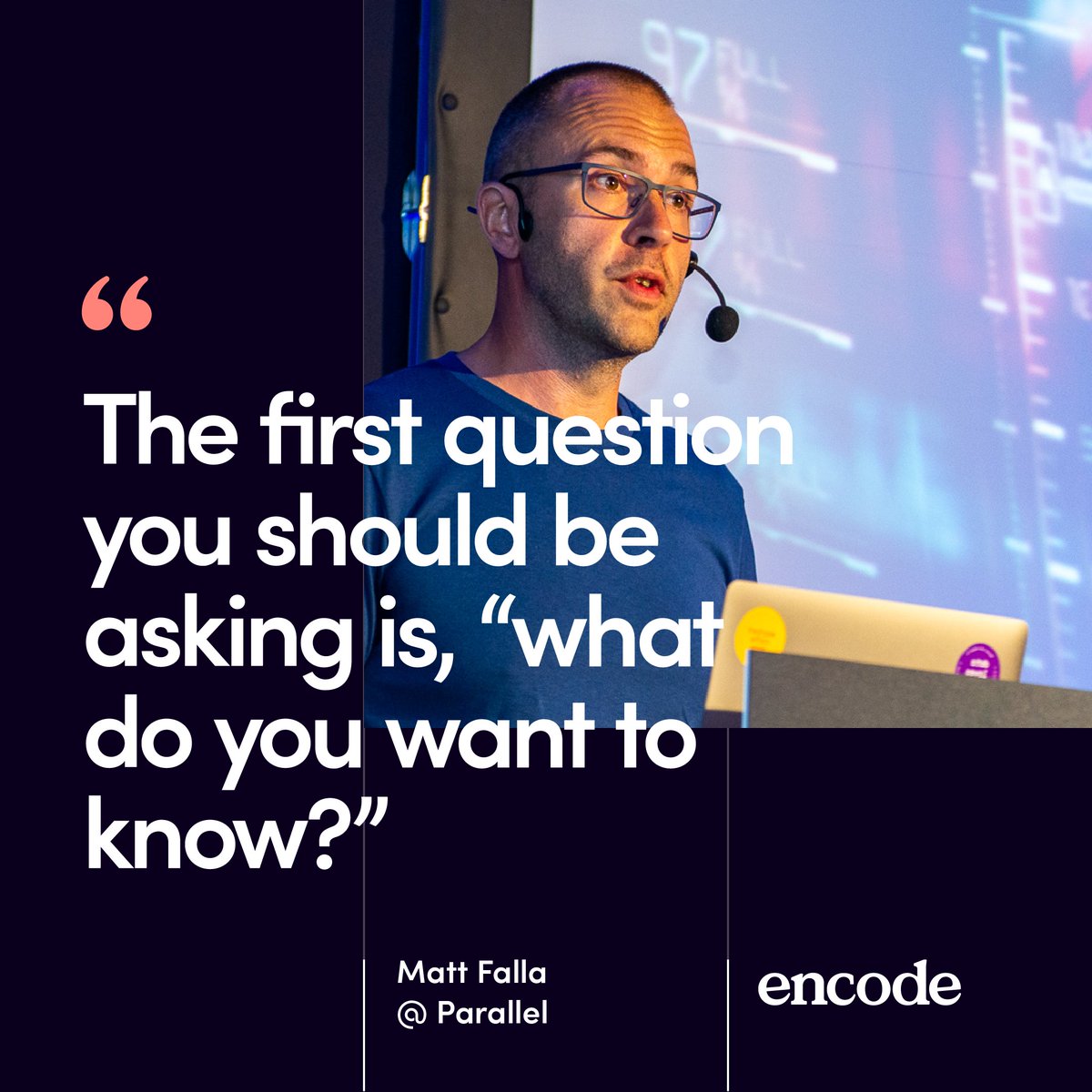 encode_info's tweet image. The first question you should be asking is, “what do you want to know?” Matt Falla co-founder at Parallel on Data Design and the Autonomous Economy. Part of our series &apos;Encode Hacks&apos; / bit.ly/3q6uH7j #data #simulationintelligence #design #futures #parallel
