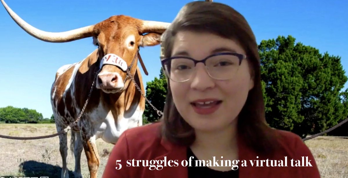 #SICB2021  Did you encounter any of these difficulties when making your talk? 

 @KendraMaclaine introduces the 5 struggles of making a <a href="/SICB_/">SICB</a>  virtual talk (great to keep in mind for future virtual conferences and with a bit of humor) :)👍

youtu.be/lOssN8cKmos

#biologists