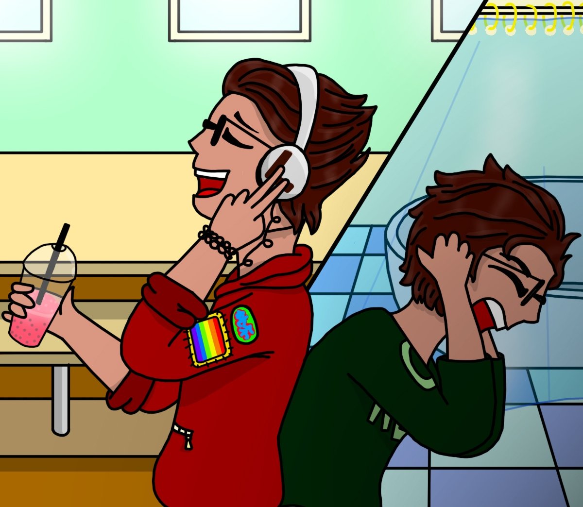 MariaAlie5's tweet photo. I love"Be more chill". And I drew two of Michael's most memorable states. I love how happy he is in "More Than Survive"and how devastated and sad he is in "Michael in the Bathroom"
#Bemorechill #BemorechillArt #BemorechillMichael #BMC #BMCMichael #MichaelArt #Michael #art #Fanart https://t.co/rhwNY9pbQi