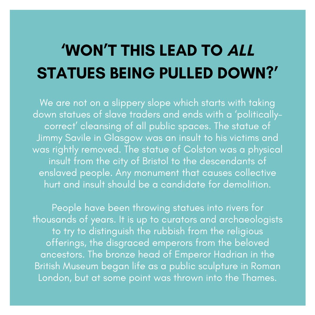 In June, we watched as Edward Colston's statue was rolled into the river in Bristol. We wrote about  #Colston, what it meant for the statue to be torn down,  #OperationLegacy &  #BritishHistory in one of our most popular blogs this year https://museumofbritishcolonialism.org/ourblog/2020/6/11/colston-has-fallen