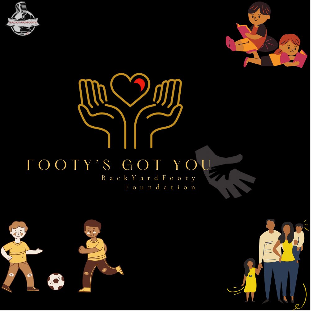 BackYardFooty's tweet photo. I’m also introducing my new foundation title “Footy’s Got You”! For the rest of my career this will be used as an outlet to help local charities.Feel free to donate on my website at any time!All proceeds will go to families &amp; groups in need!
Sign up &amp;register! Big things this yr! https://t.co/KixbLVSNeD