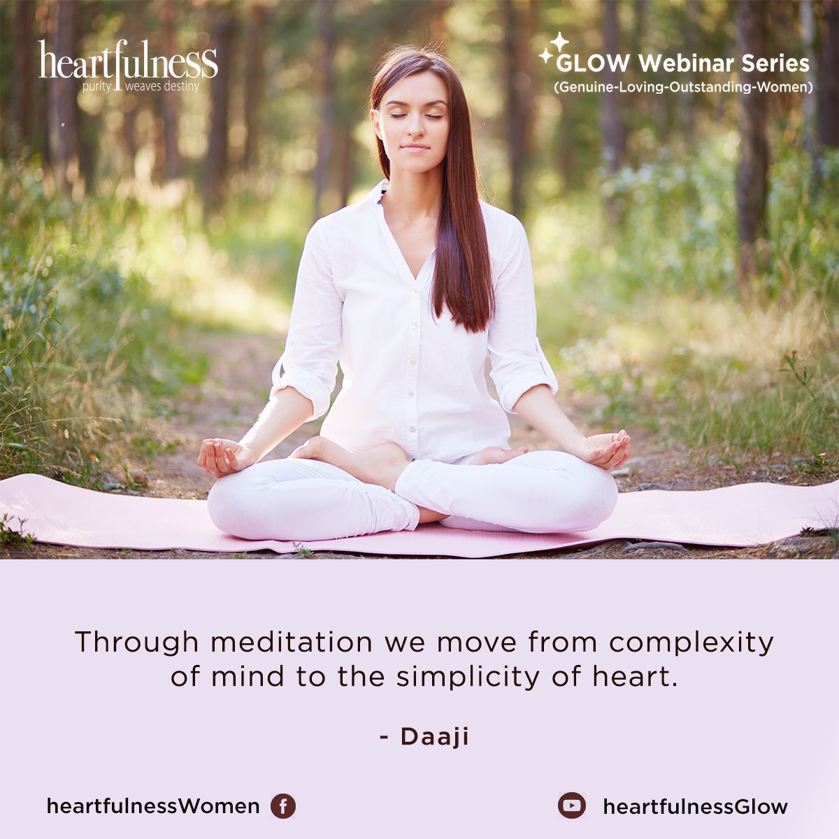 HeartfulnessMum's tweet photo. Do you feel complex problems get simple solutions after meditation? Let us know in the comments section below!
#Simplicity #Besimple #meditation #meditate @heartful_ness https://t.co/AsHkdZsSPs
