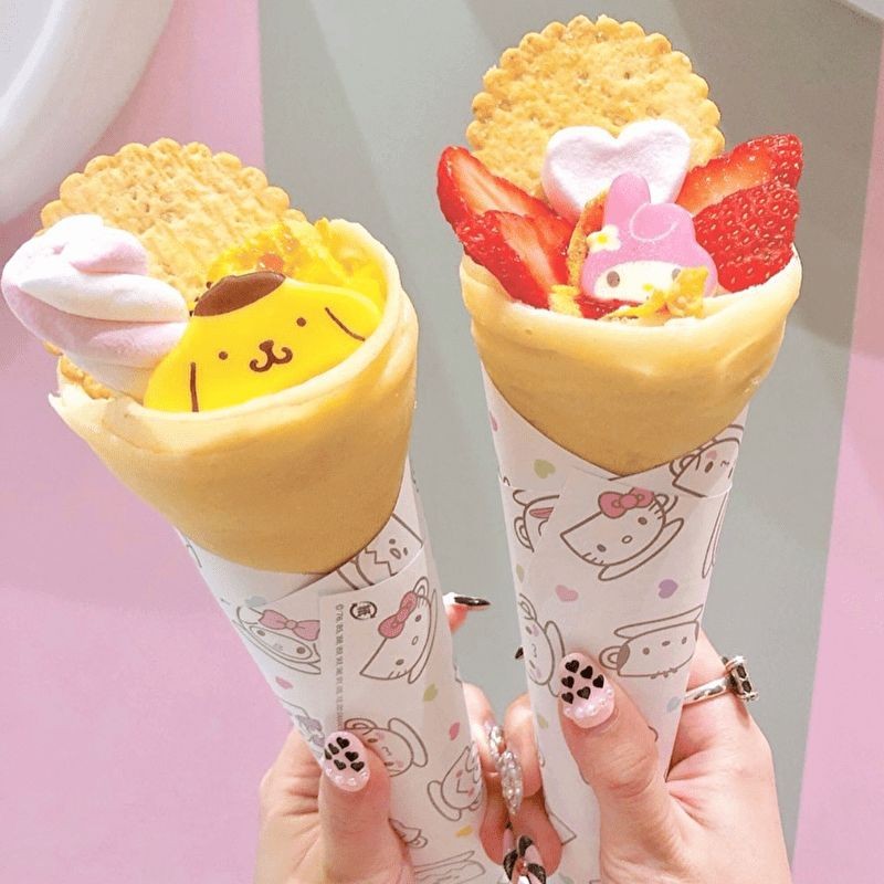 myxmelodyy's tweet photo. Who wants to eat sanrio foods with me🍰💕 https://t.co/WOd6GTwtfx