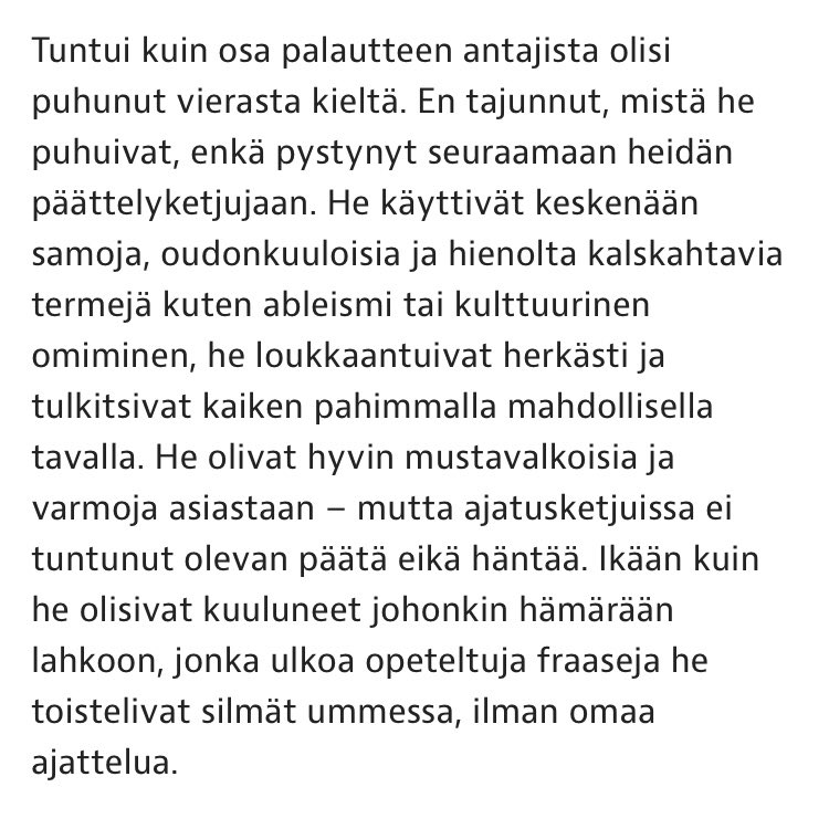 80Hyttinen's tweet photo. Tänään @iltalehti_fi julkaistu @Sukkola kolumni kokonaisuudessaan erinomainen, mutta näihin lauseisiin kiteytyy moni ajankohtainen ilmiö. #fraasit #lahko https://t.co/p9eQKbwSHR